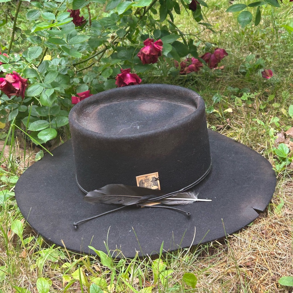 Etah Love, Stevie wide brim hat. size small